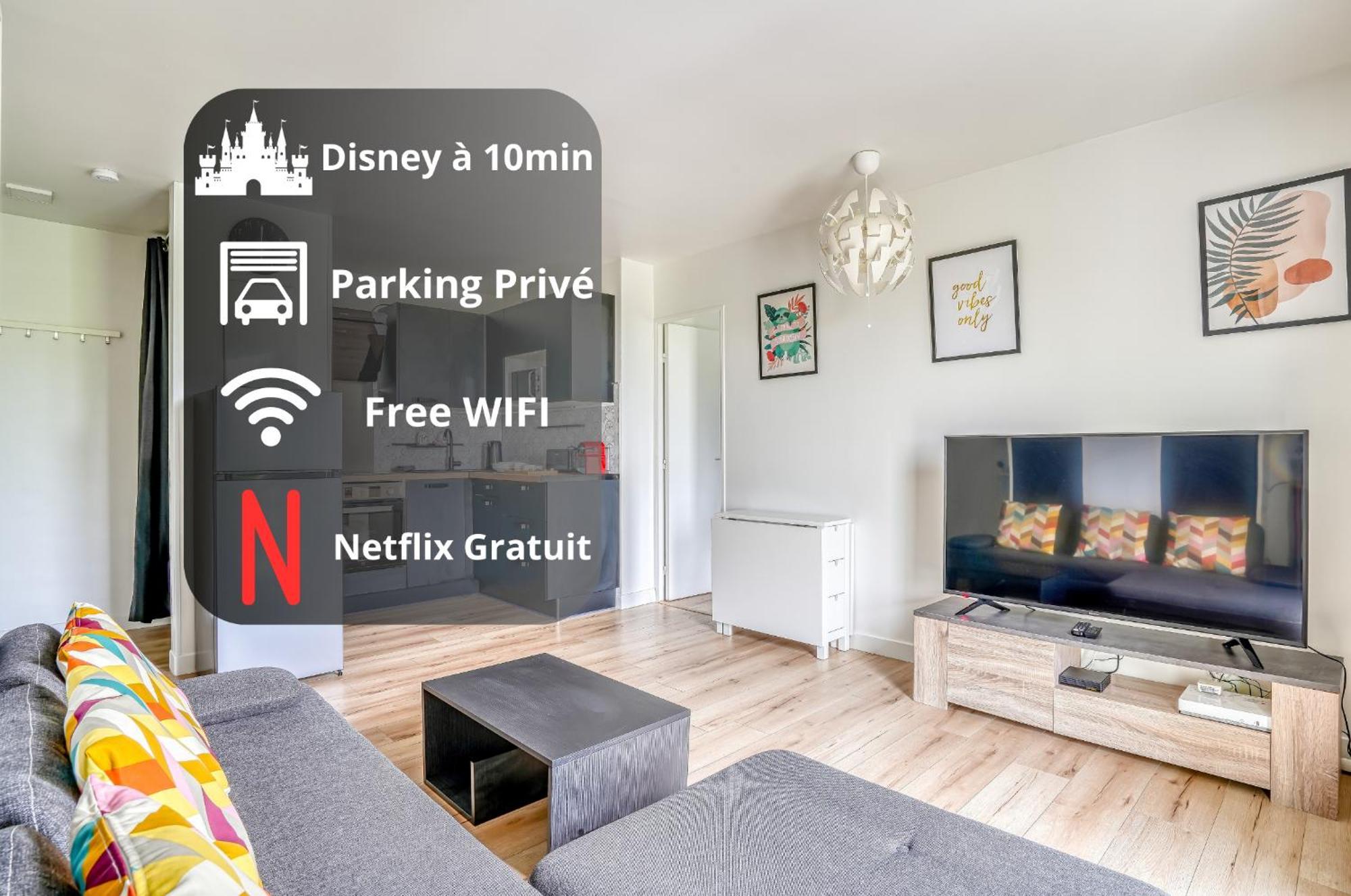 Le Convertible - Proche Disney - Parking Prive Chalifert Εξωτερικό φωτογραφία